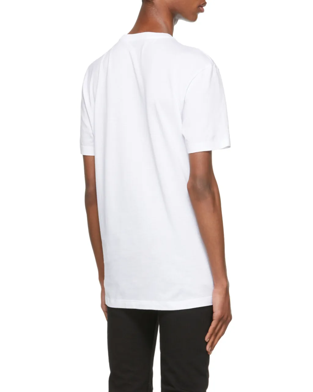 Logo Safety Pin Print T-Shirt