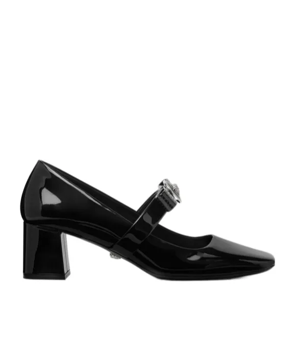 Gianni Ribbon Square-Toe Pumps