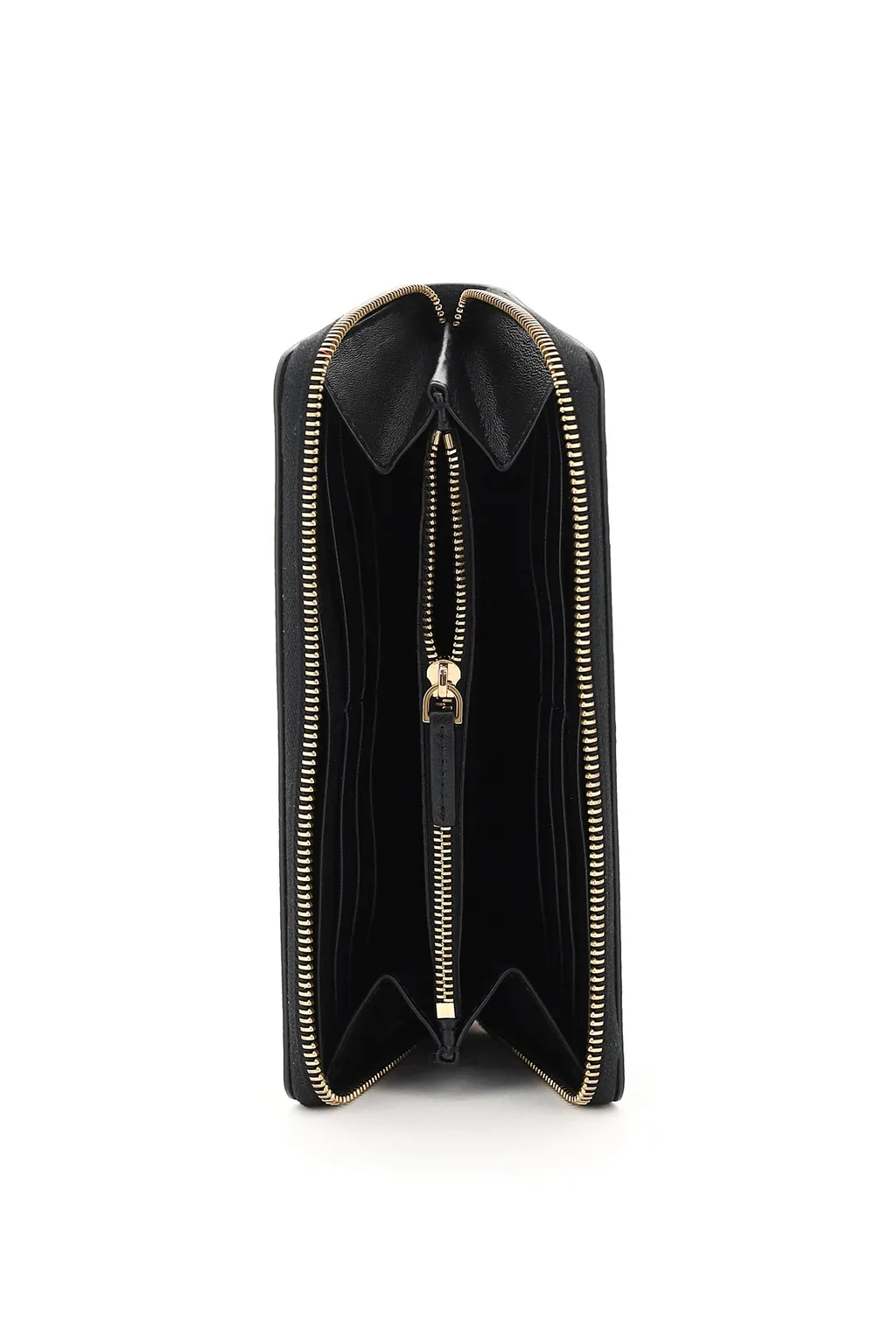 Logo Detailed Zipped Wallet