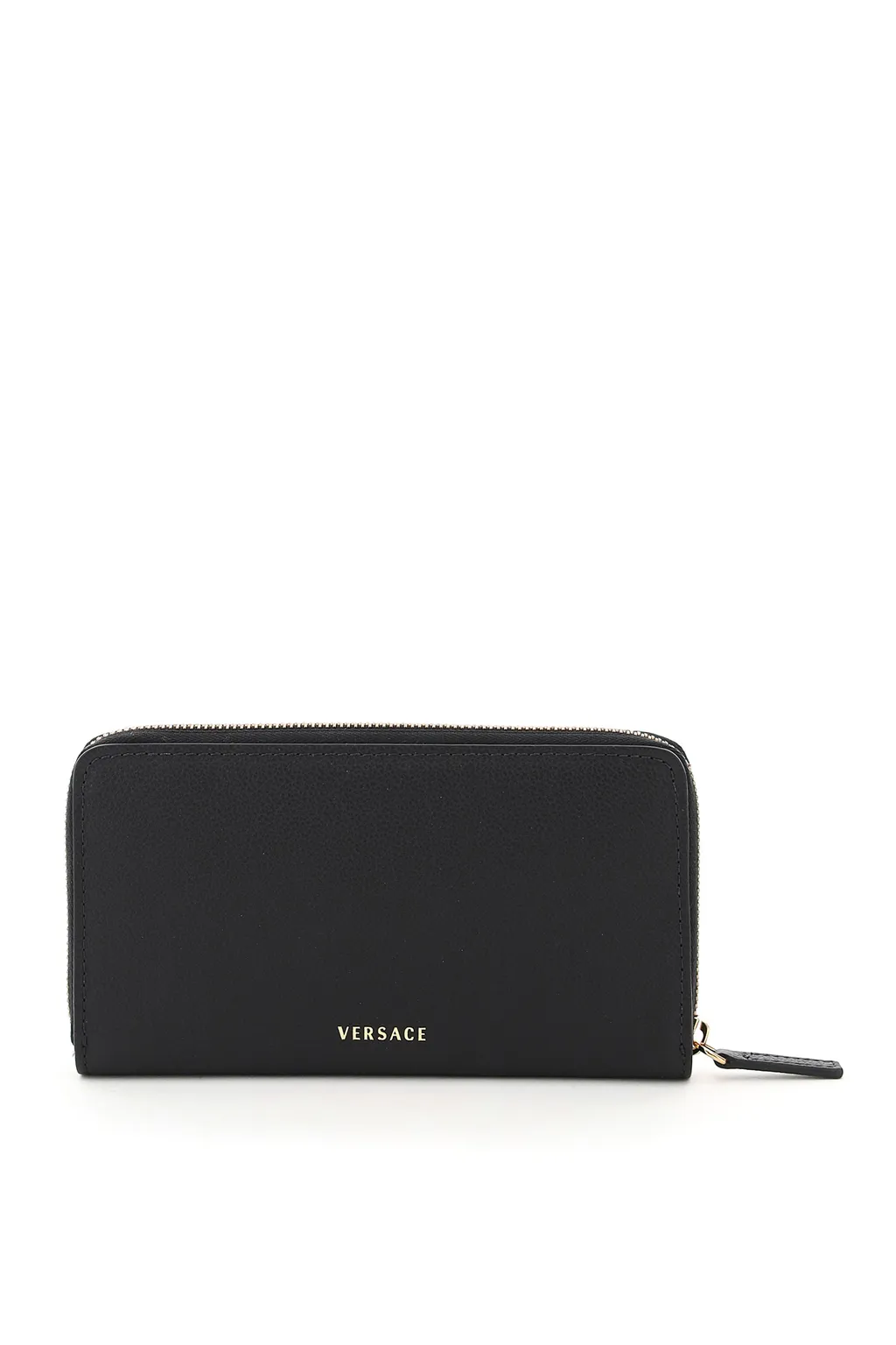 Logo Detailed Zipped Wallet
