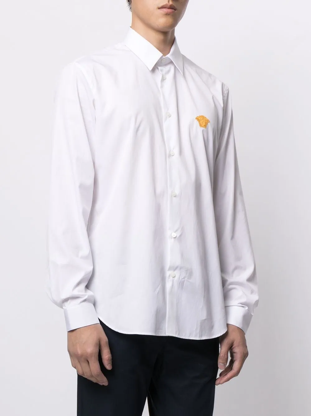Chest Emblem Ls Shirt