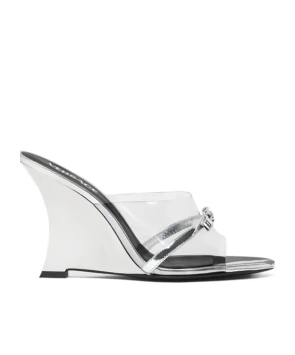 Gianni Ribbon 95Mm Wedge Mules