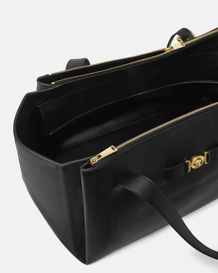 Medusa Plaque Top Handle Bag