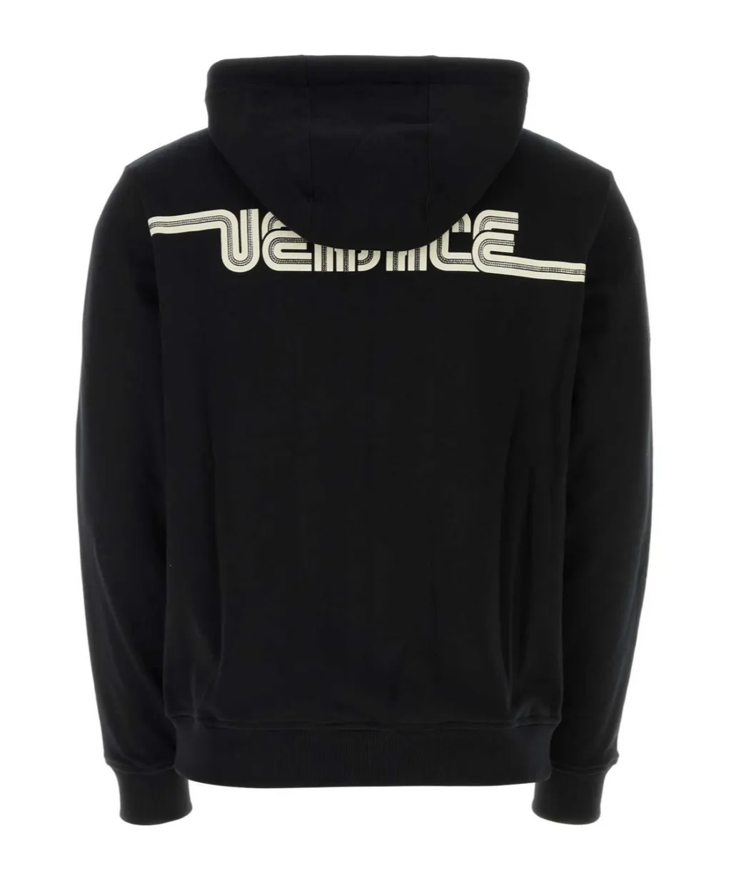 Zip-Up Drawstring Hoodie