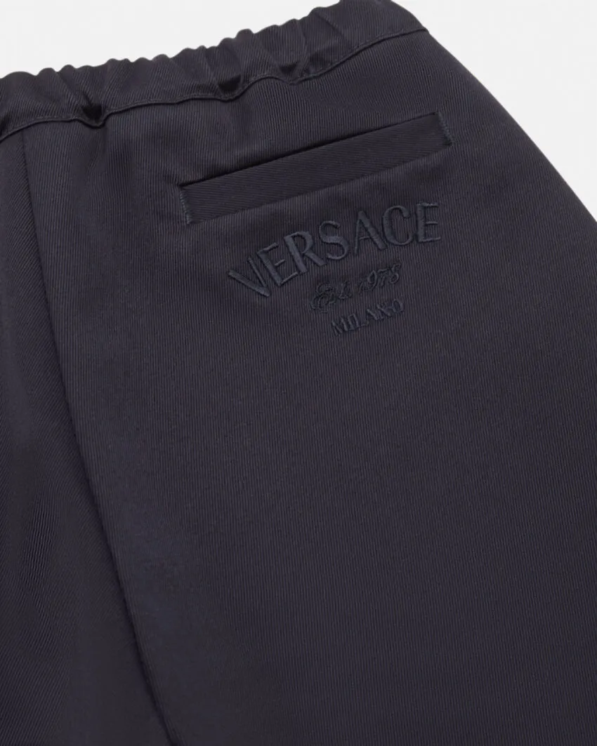 Logo-Embroidered Trousers