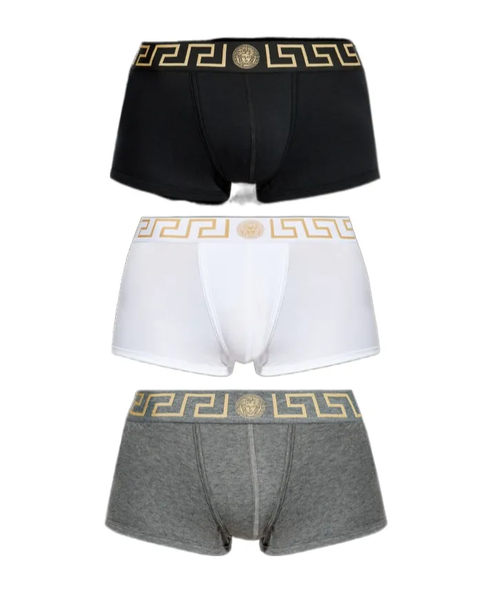 Greca-Border Three-Pack Boxer Briefs