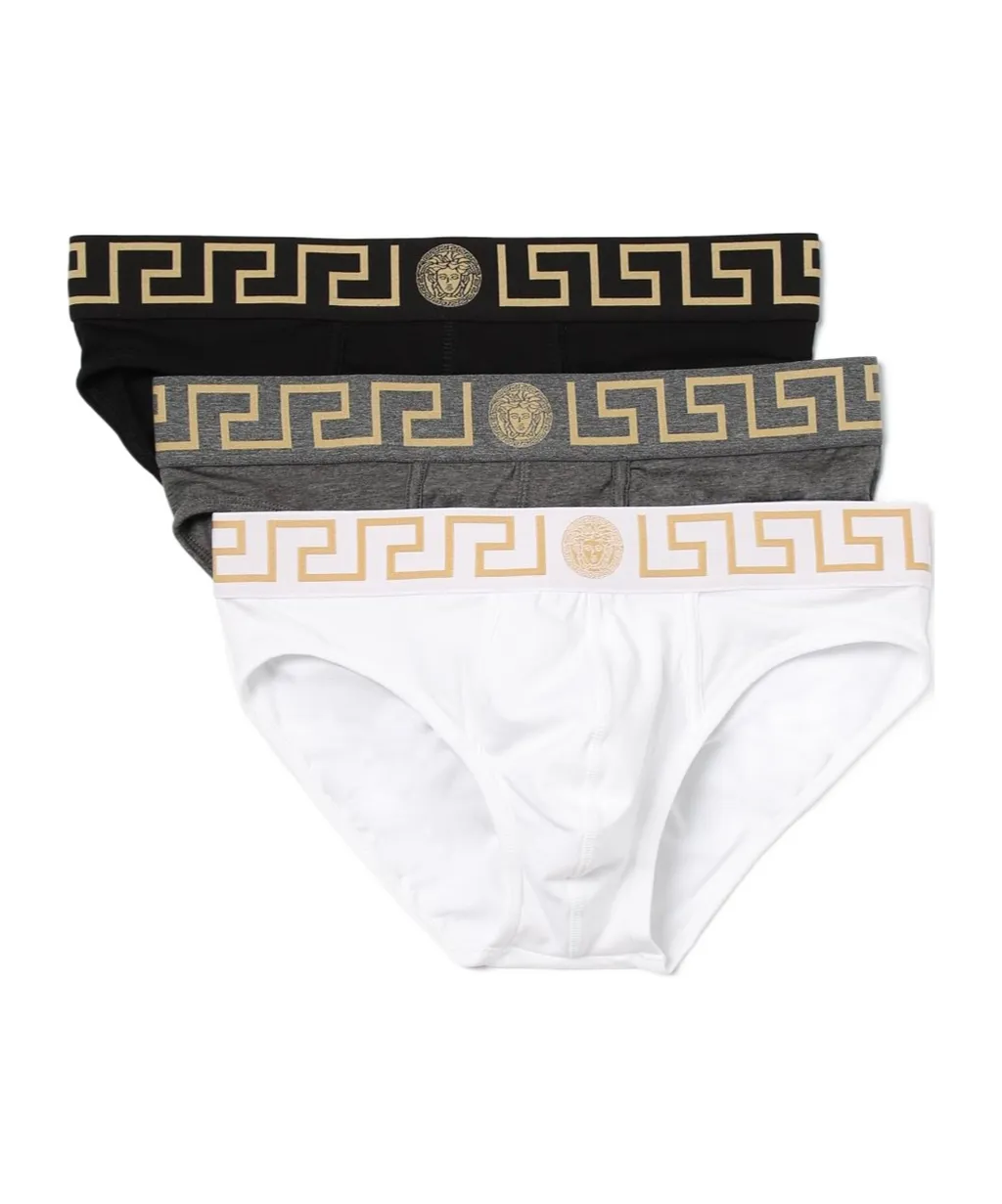 Greca Medusa Head 3-Pack Briefs