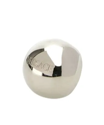 Sphere Logo-Engraved Polished Finish Ring