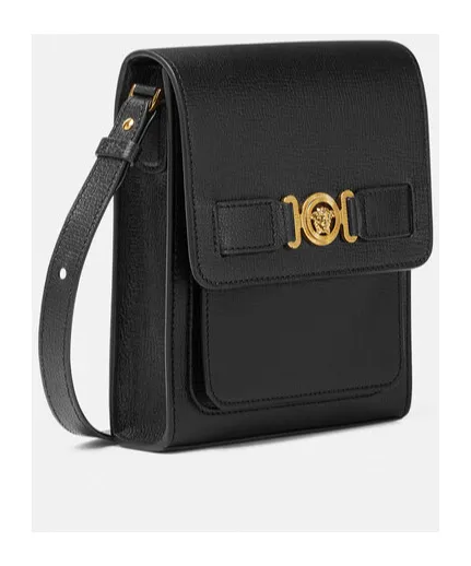 Medusa Biggie Foldover Top Crossbody Bag