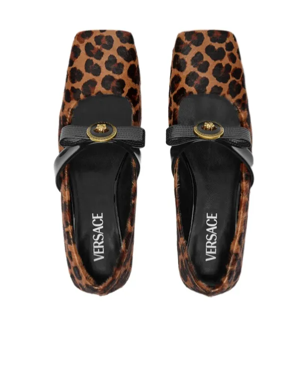 Square-Toe Ballerinas