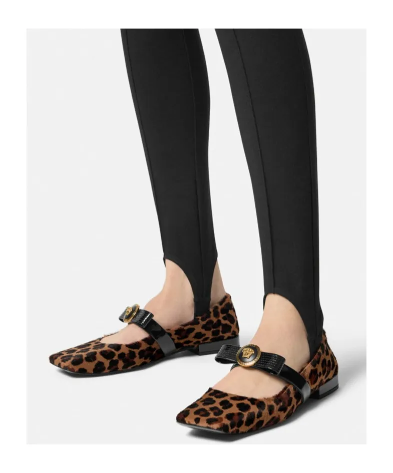 Square-Toe Ballerinas