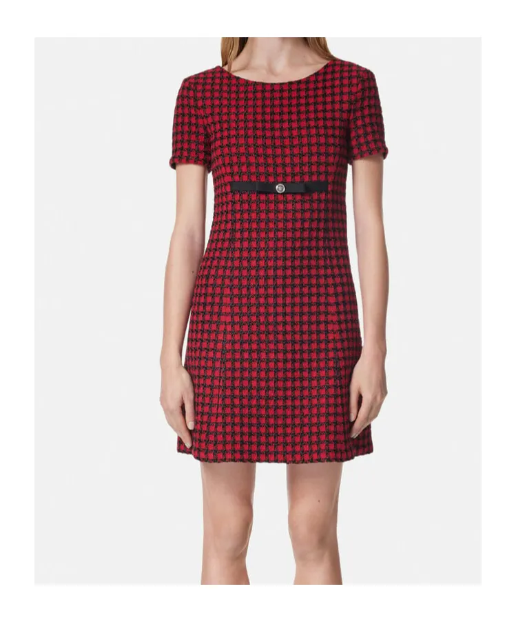 Medusa '95 Checked Mini Dress