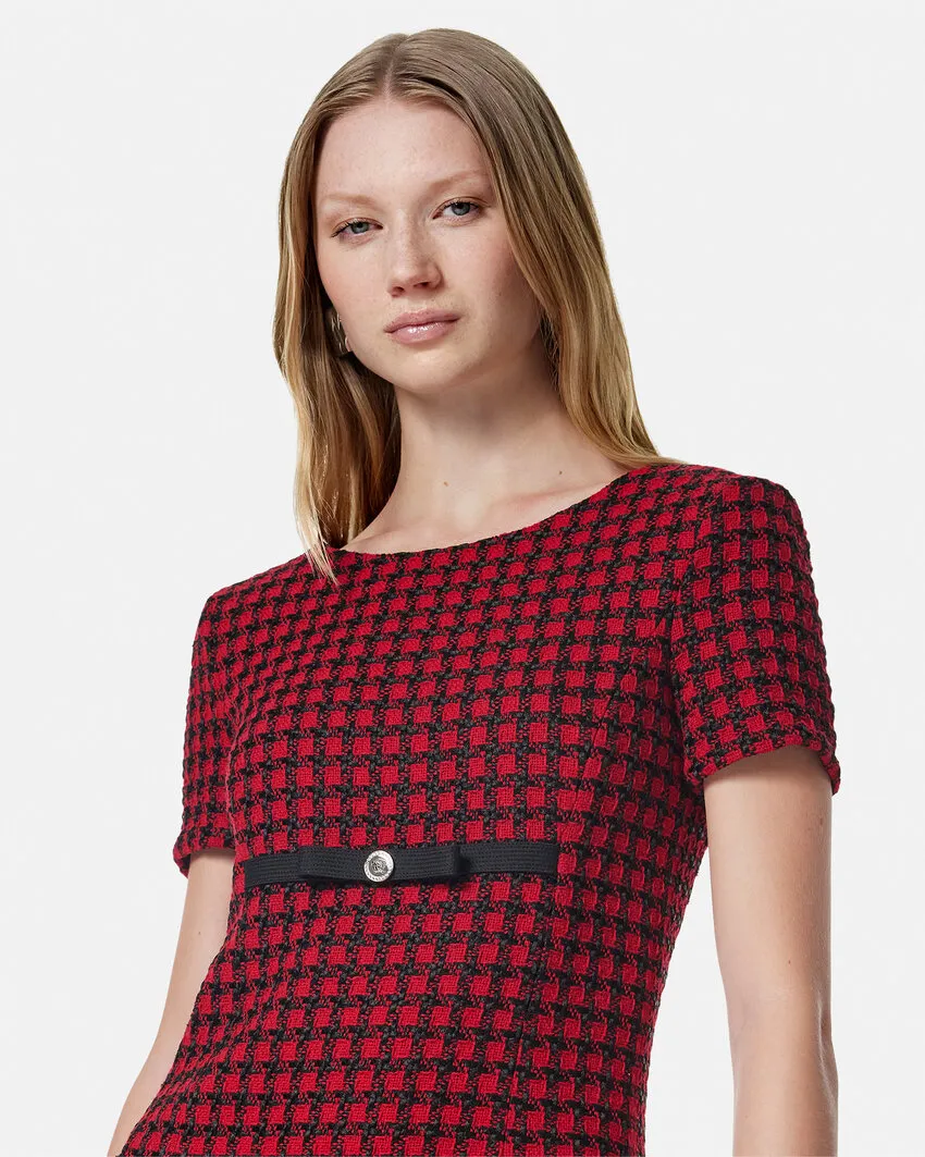 Medusa '95 Checked Mini Dress
