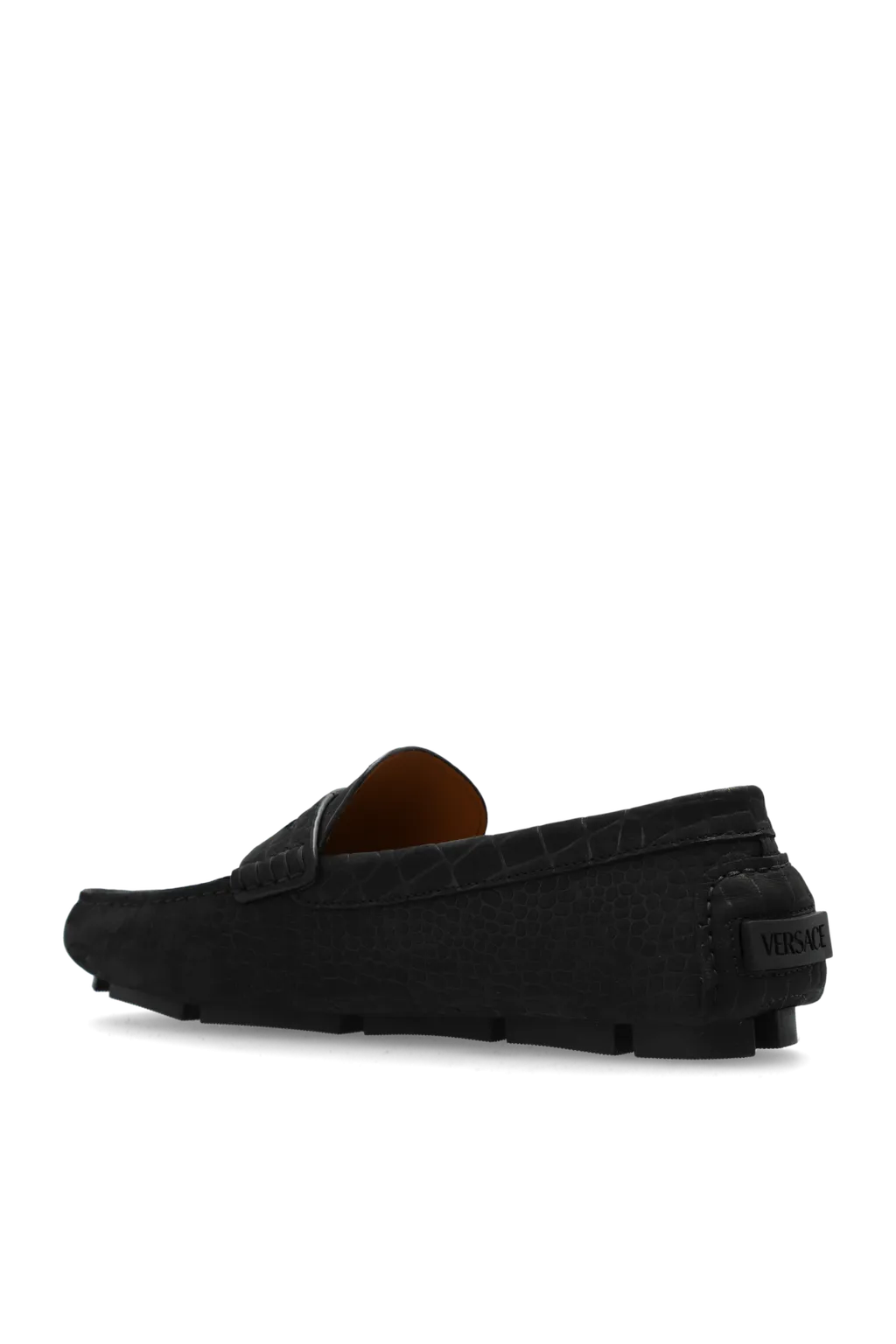 Embossed Slip-On Loafers