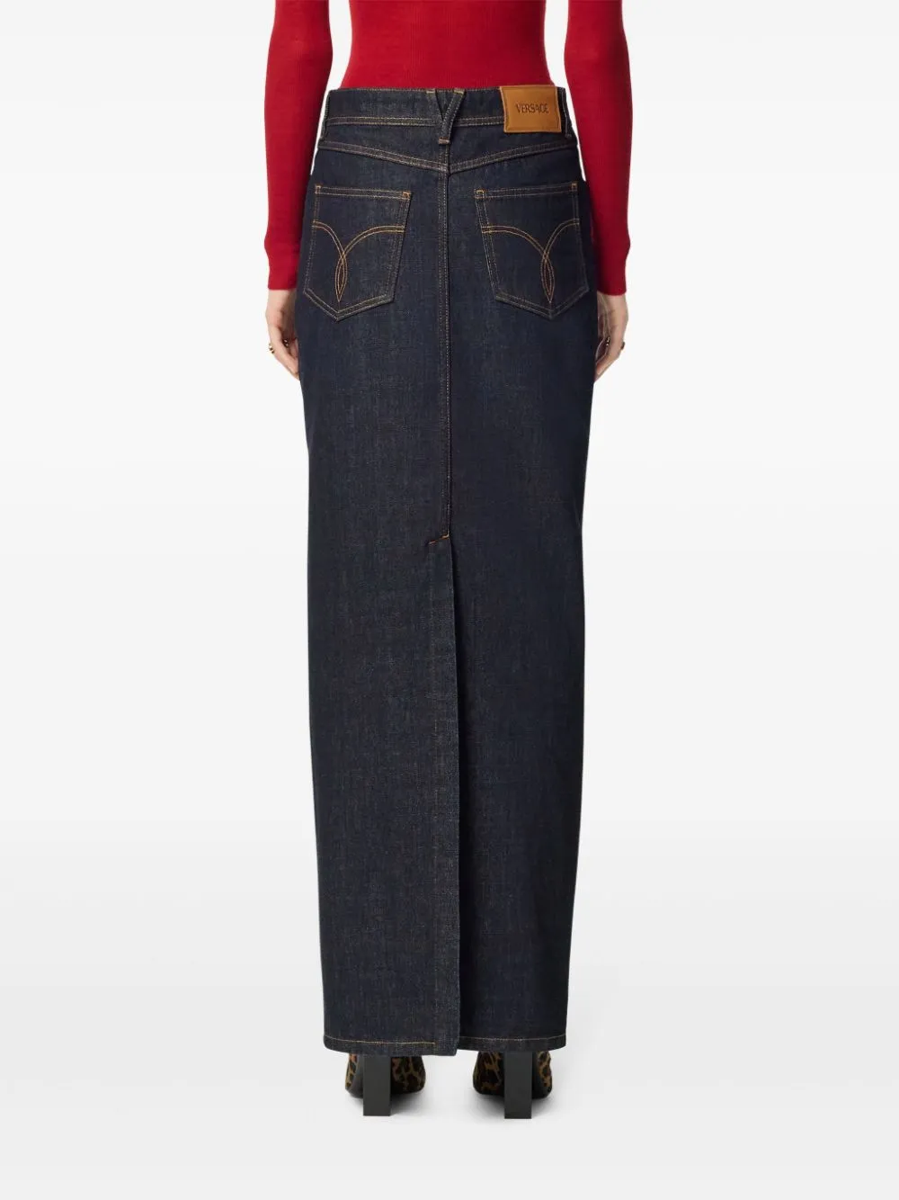 Medusa '95 High-Waist Denim Skirt