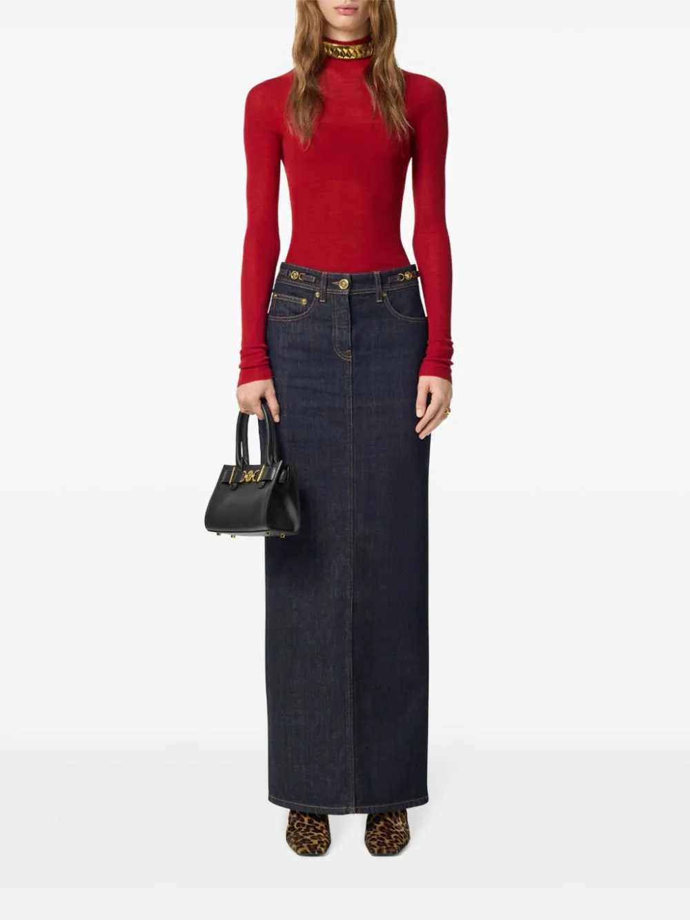 Medusa '95 High-Waist Denim Skirt