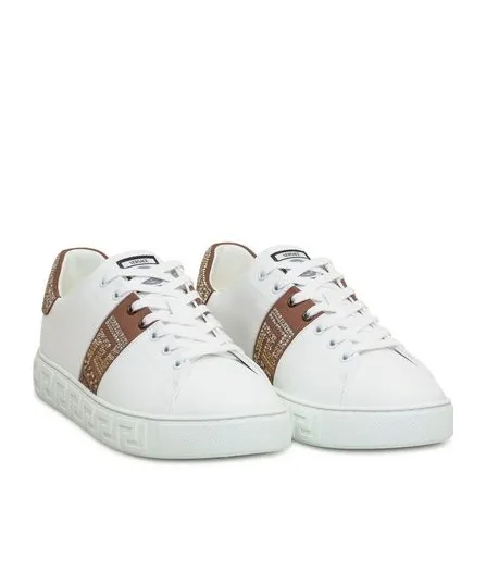 Logo-Embellished Lace-Up Sneakers