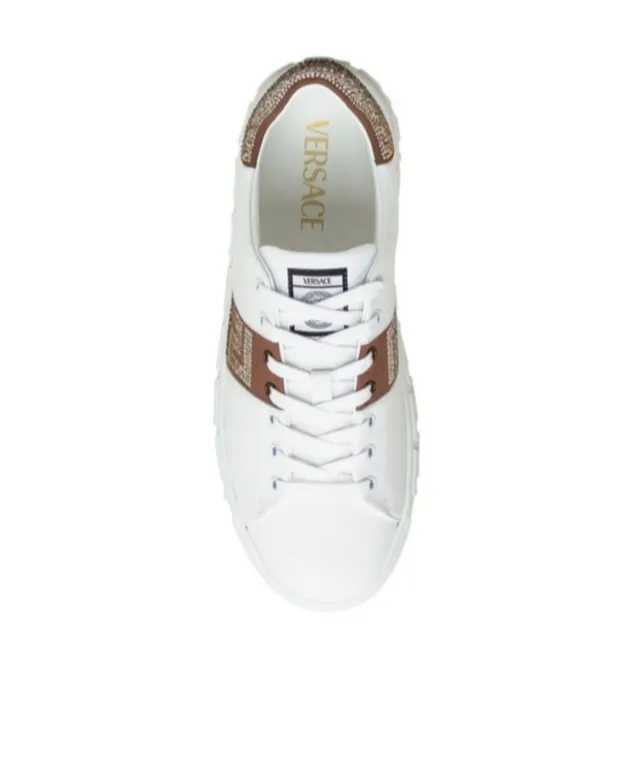Logo-Embellished Lace-Up Sneakers