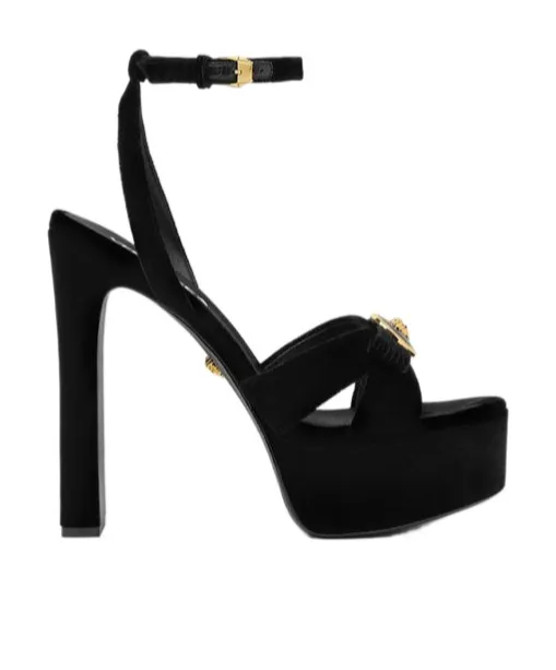 Gianni Ribbon Platform Sandals