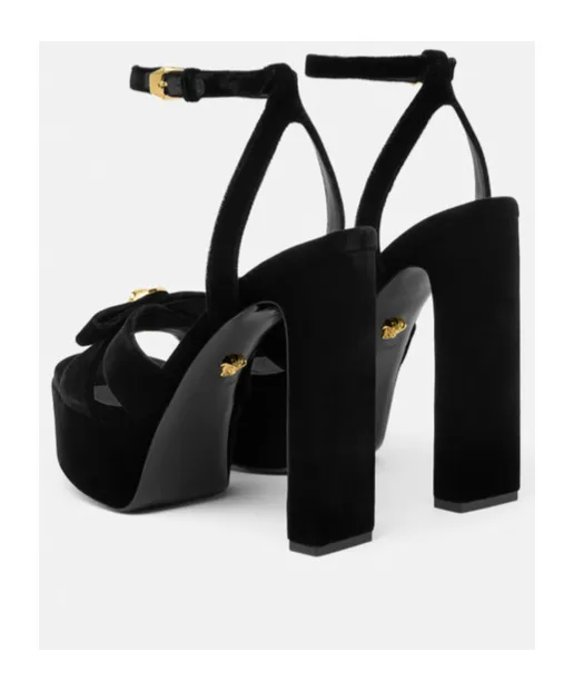 Gianni Ribbon Platform Sandals