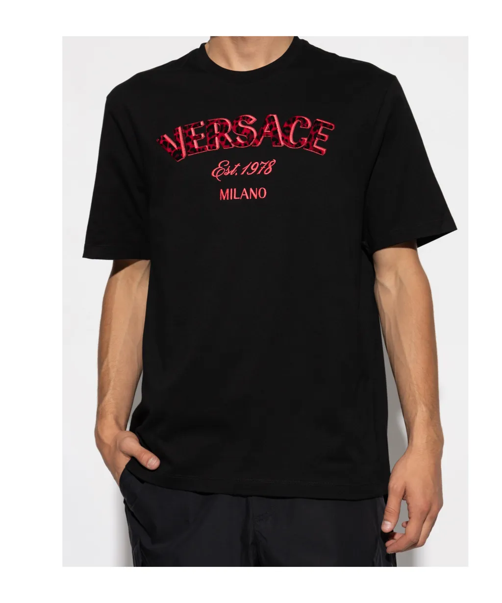 Logo-Embroidered Crewneck T-Shirt