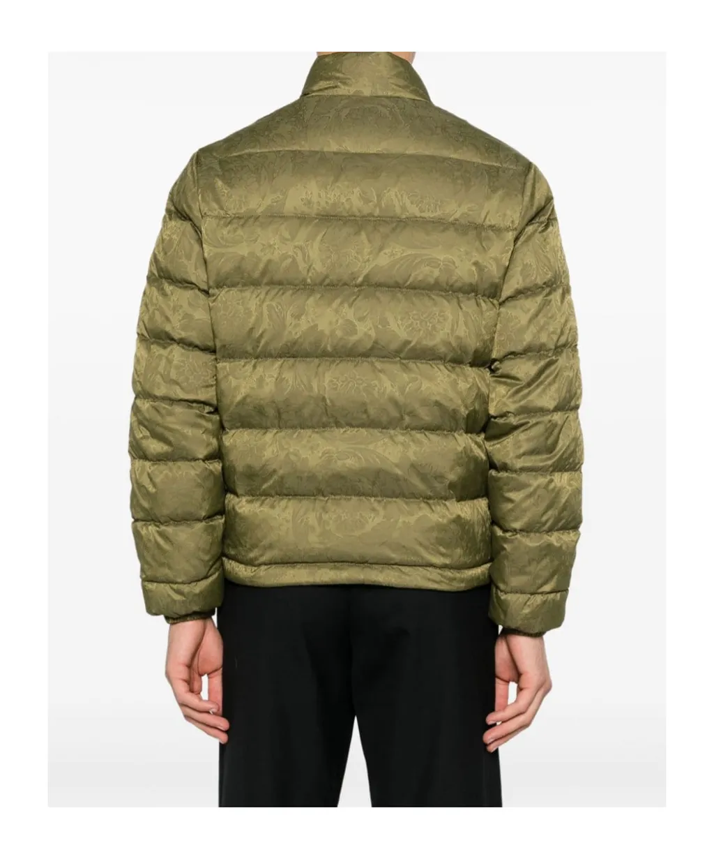 Barocco-Print Padded Jacket