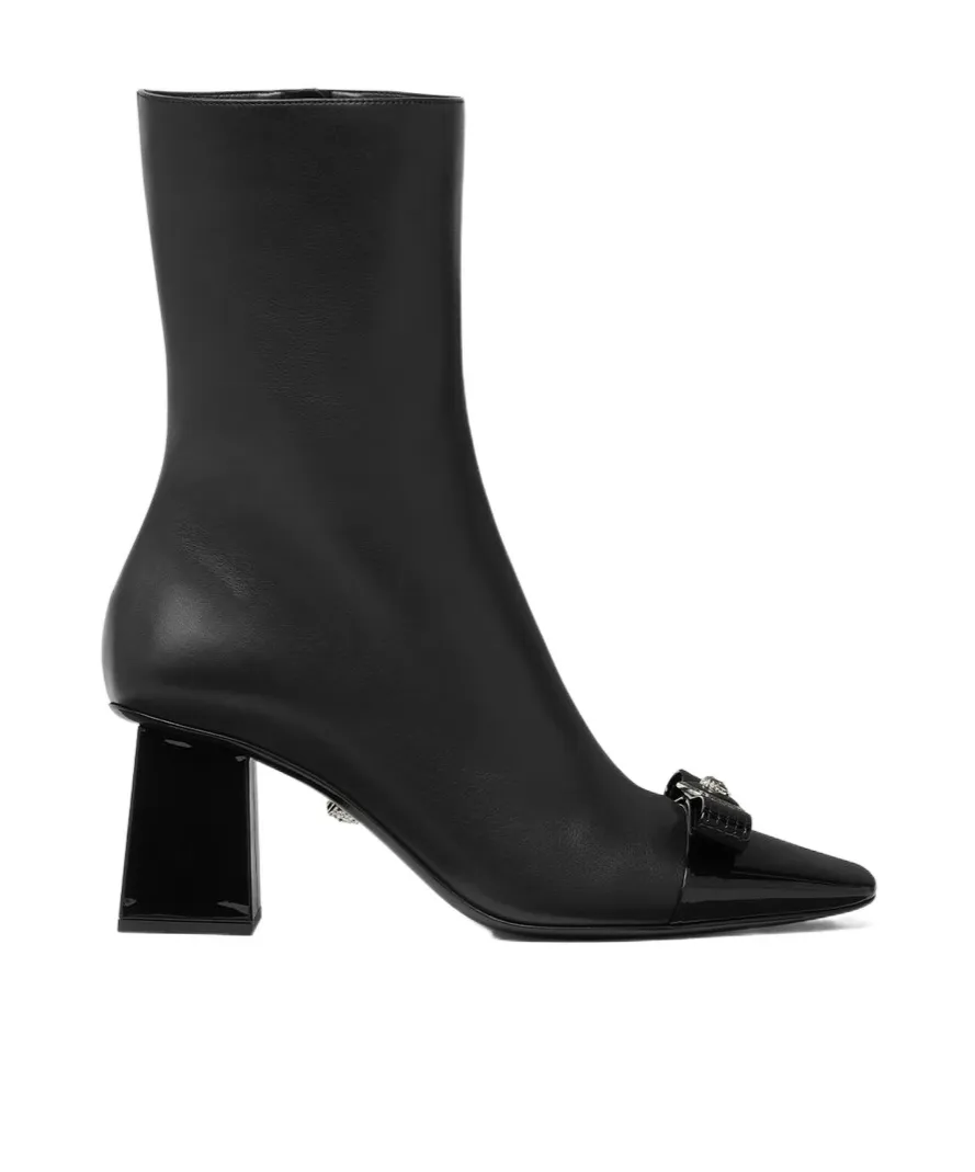 Gianni Ribbon Heeled Ankle Boots