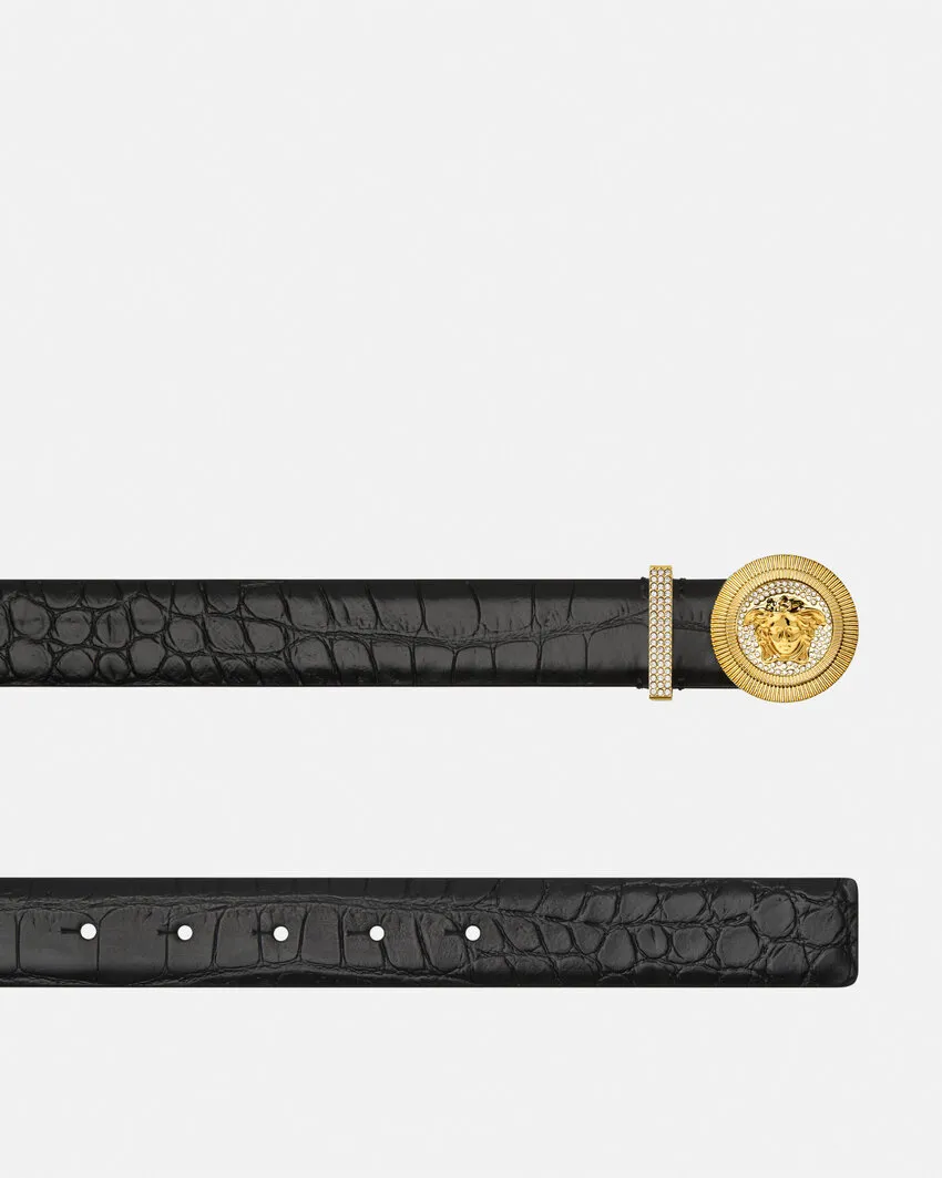 Medusa Biggie Embossed Belt