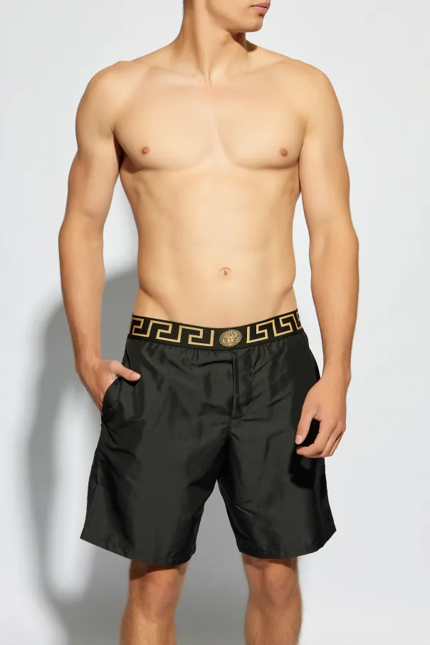 Logo-Waistband Swim Shorts