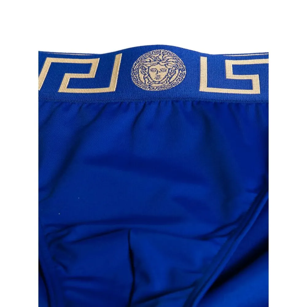 Greca-Waistband Swim Briefs
