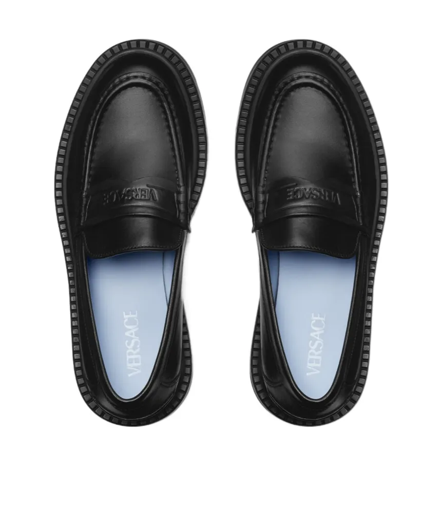 Logo Embossed Loafers