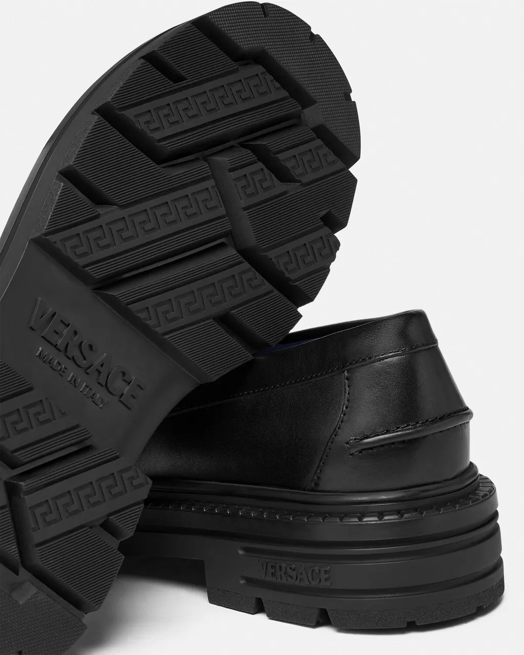Logo Embossed Loafers
