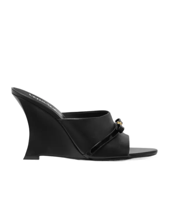Gianni Ribbon Wedge Mules