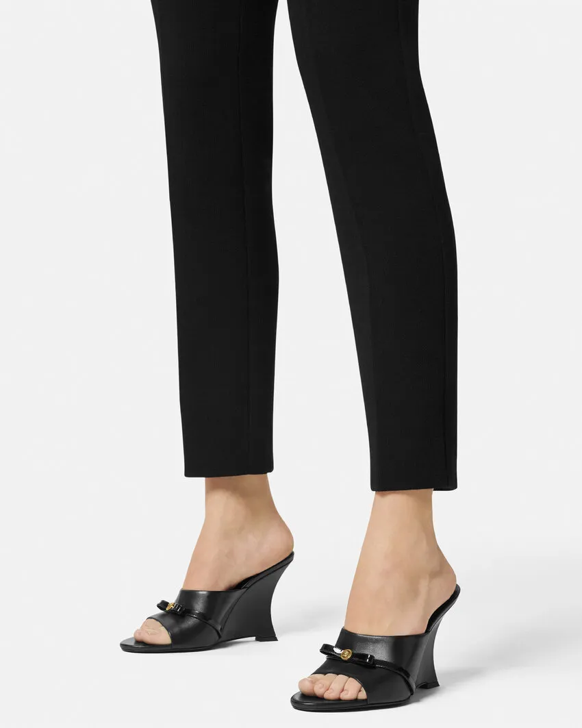 Gianni Ribbon Wedge Mules