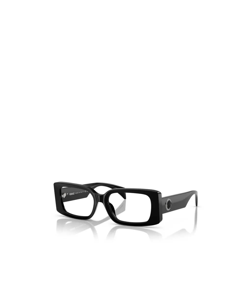 Medusa-Plaque Rectangle-Frame Glasses