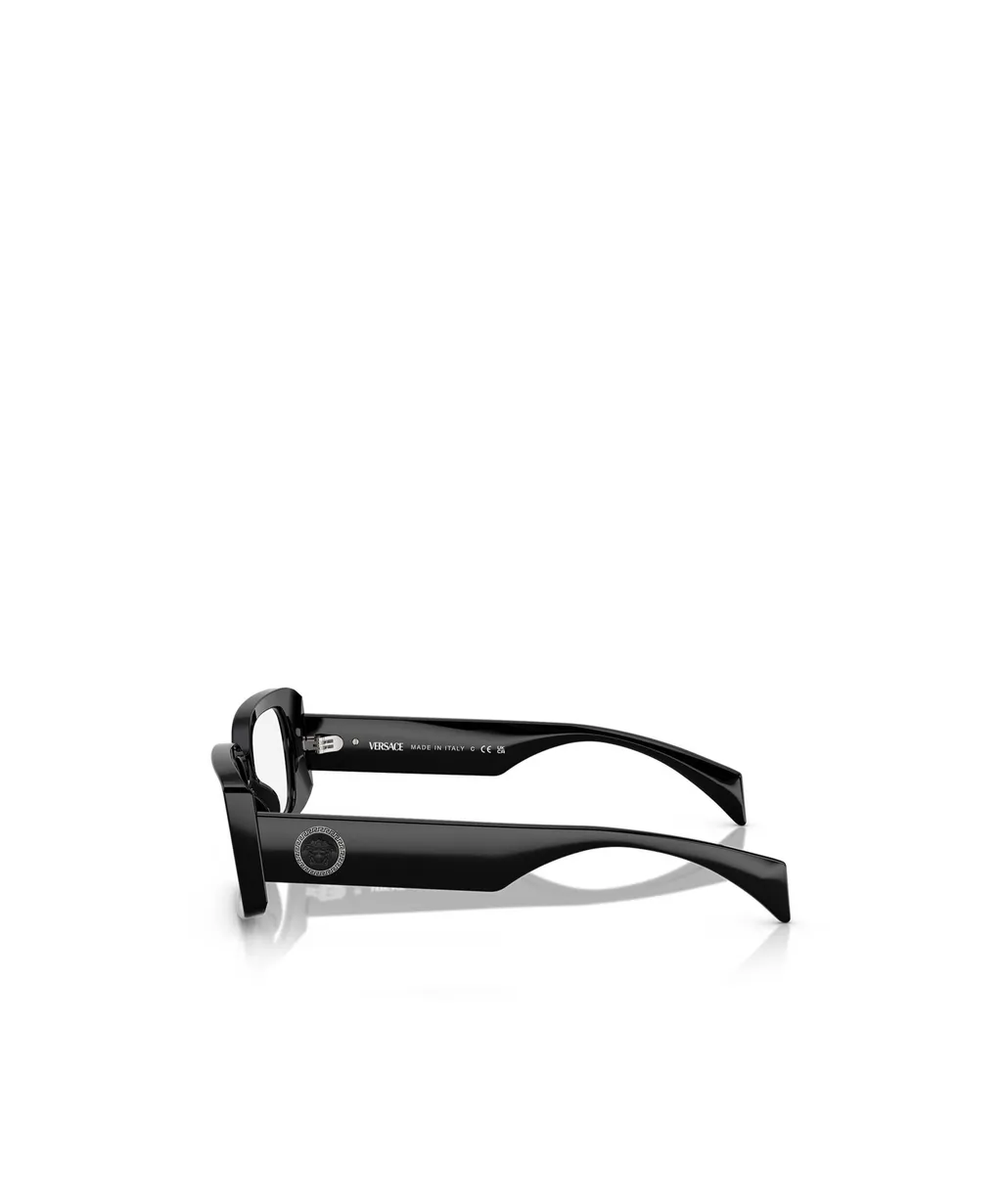 Medusa-Plaque Rectangle-Frame Glasses