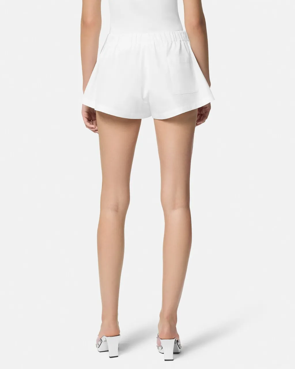 Sangallo-Embroidered Elasticated Waistband Boxer Shorts