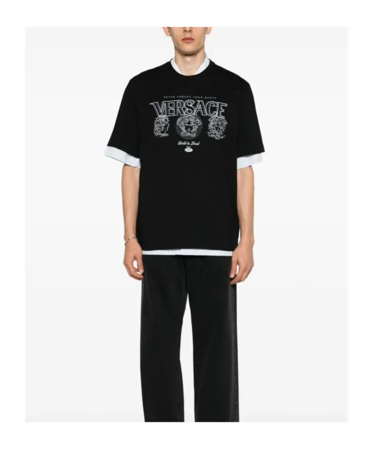 Logo Print Cotton T-Shirt