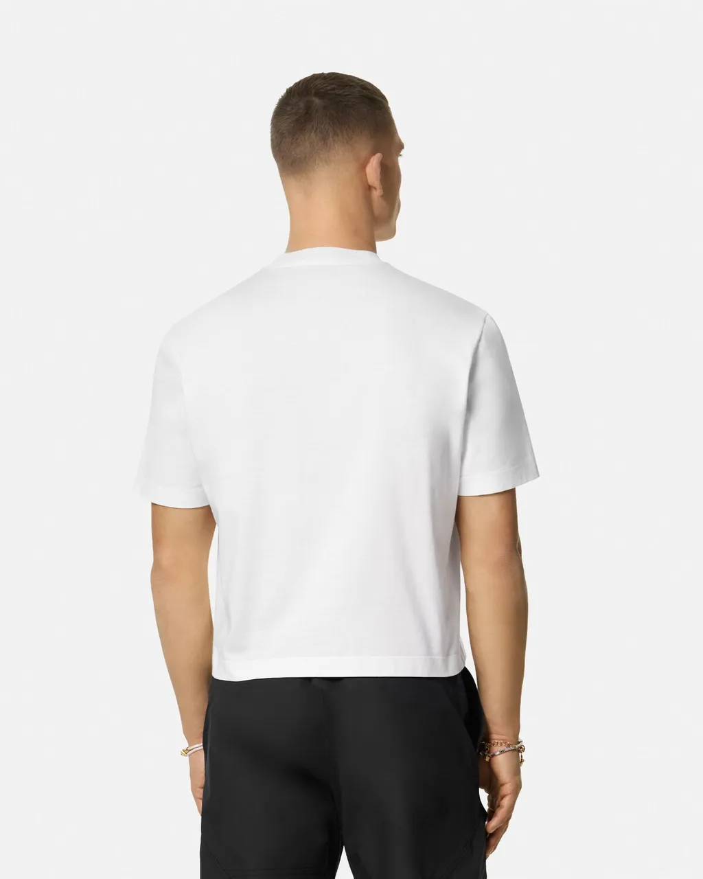 Medusa Milano Embroidered Crewneck T-Shirt