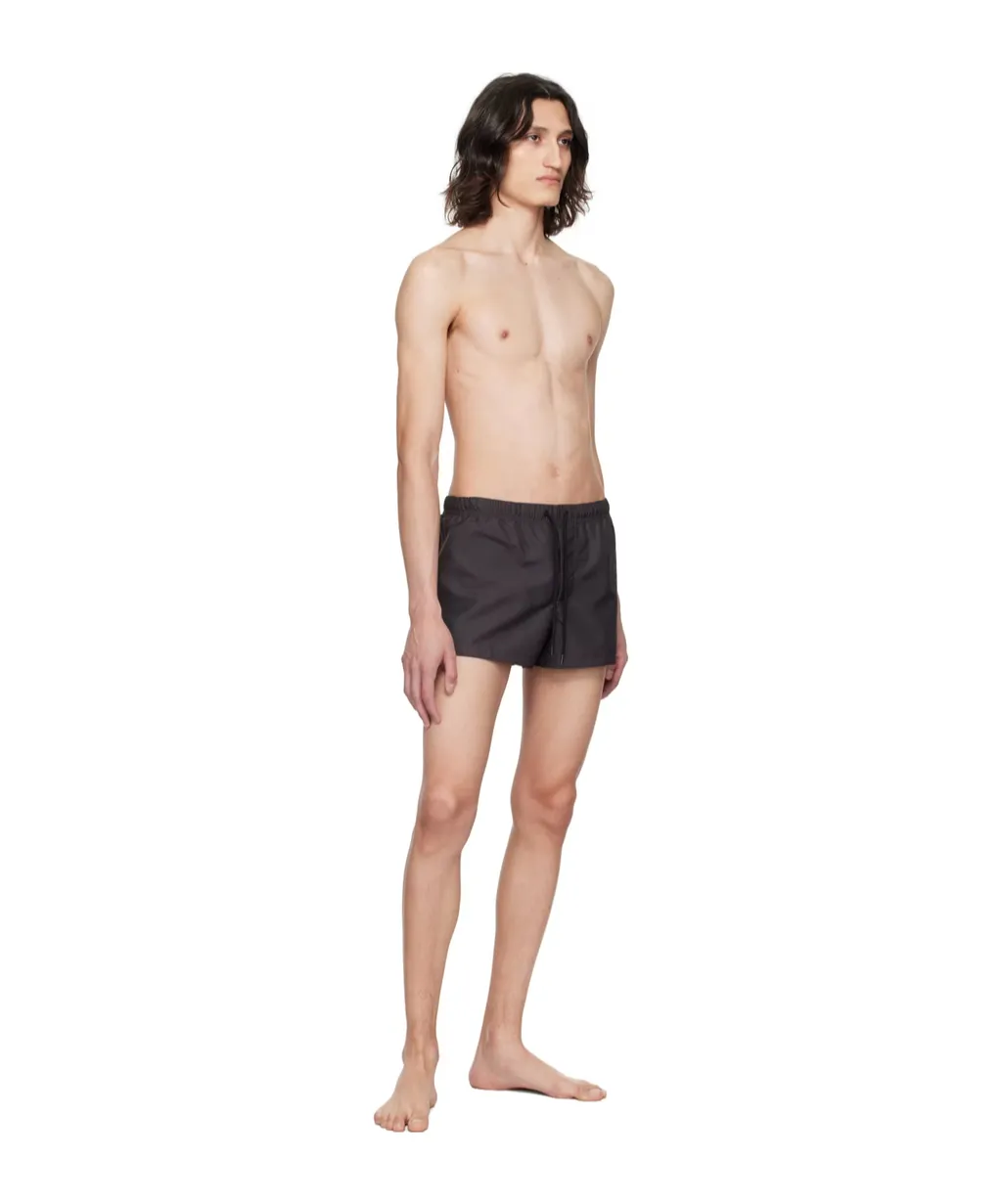 Drawstring Logo Swimming Trunks