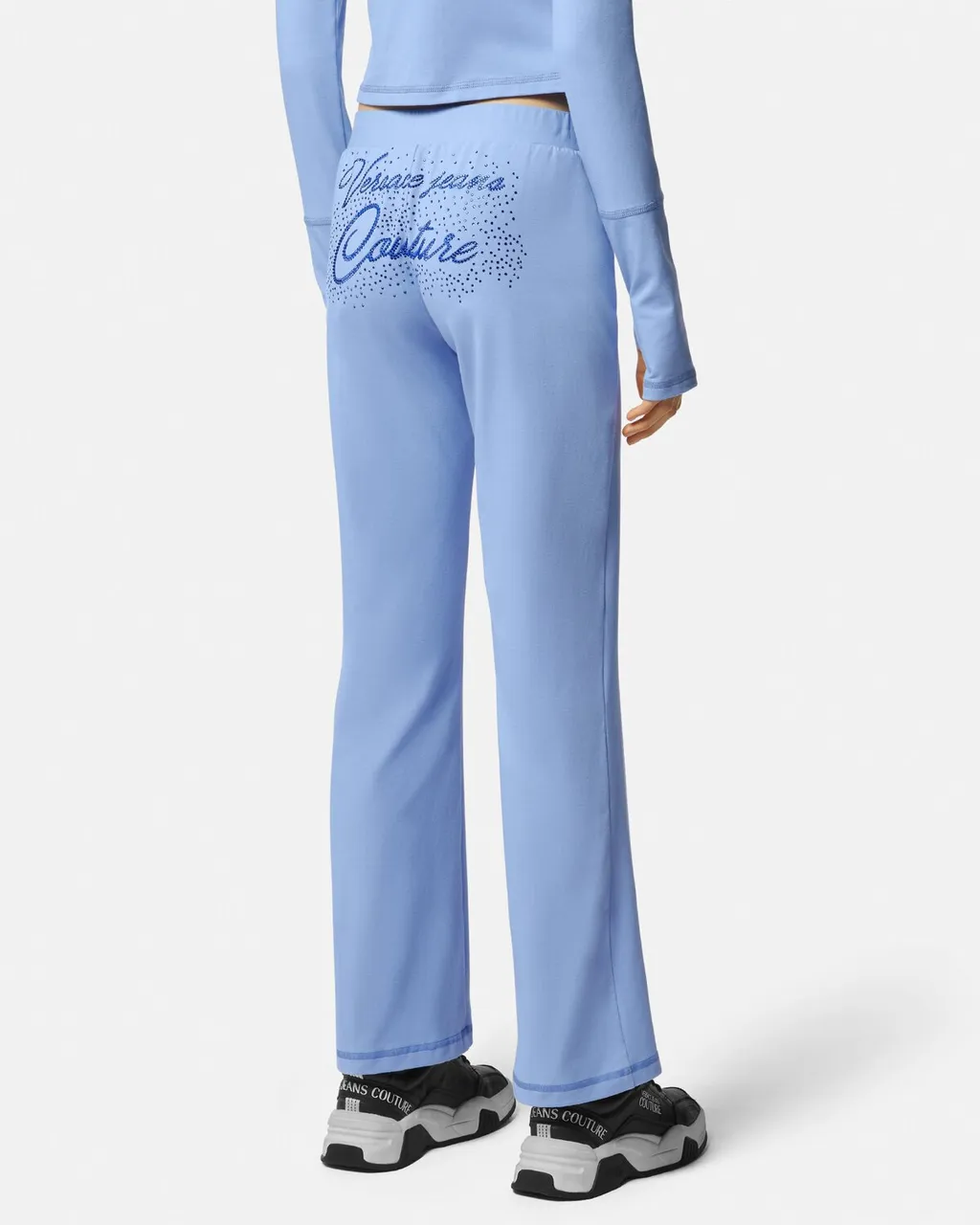 Crystal Decoration Logo Sweatpants