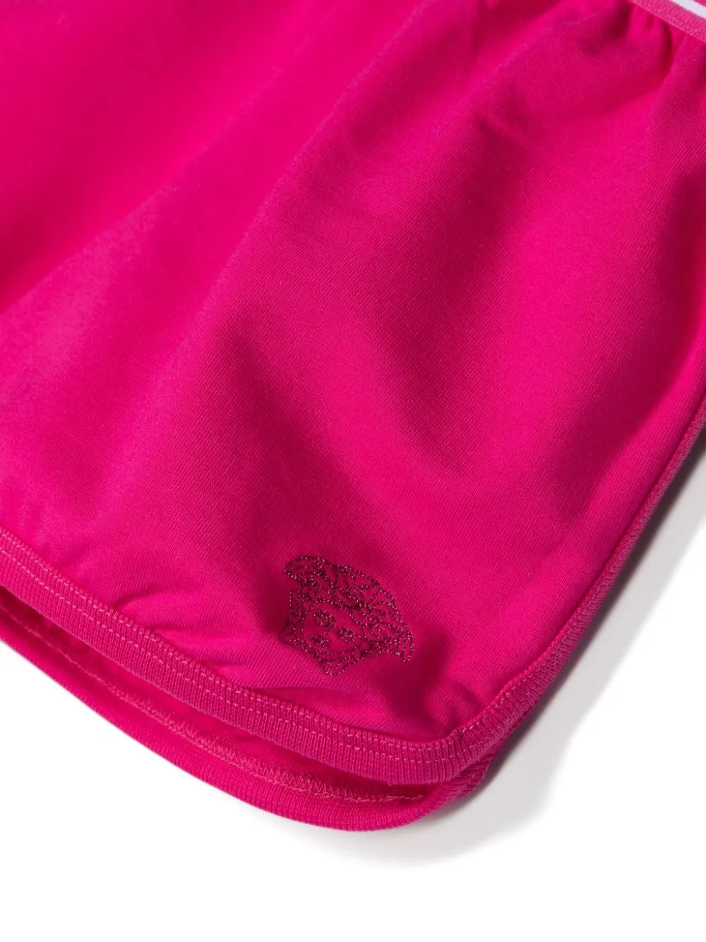 Greca-Waistband Stretched Shorts