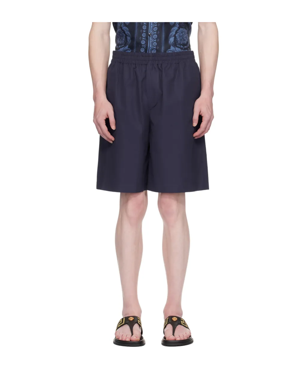 Logo-Embroidered Bermuda Shorts