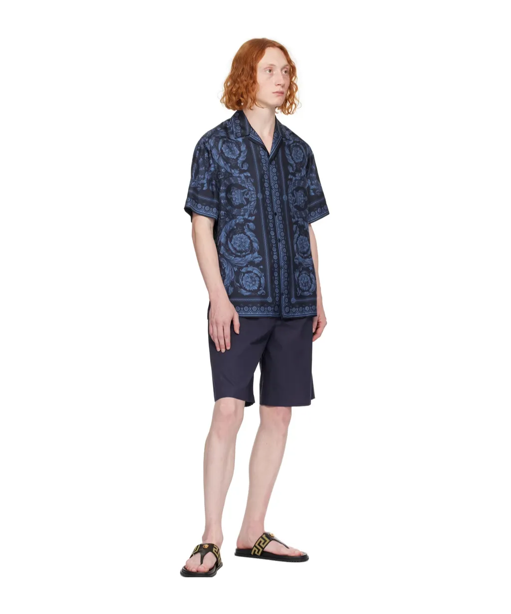 Logo-Embroidered Bermuda Shorts