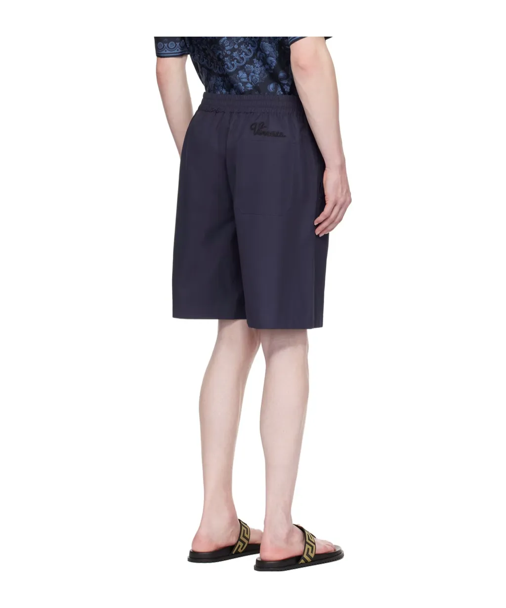 Logo-Embroidered Bermuda Shorts