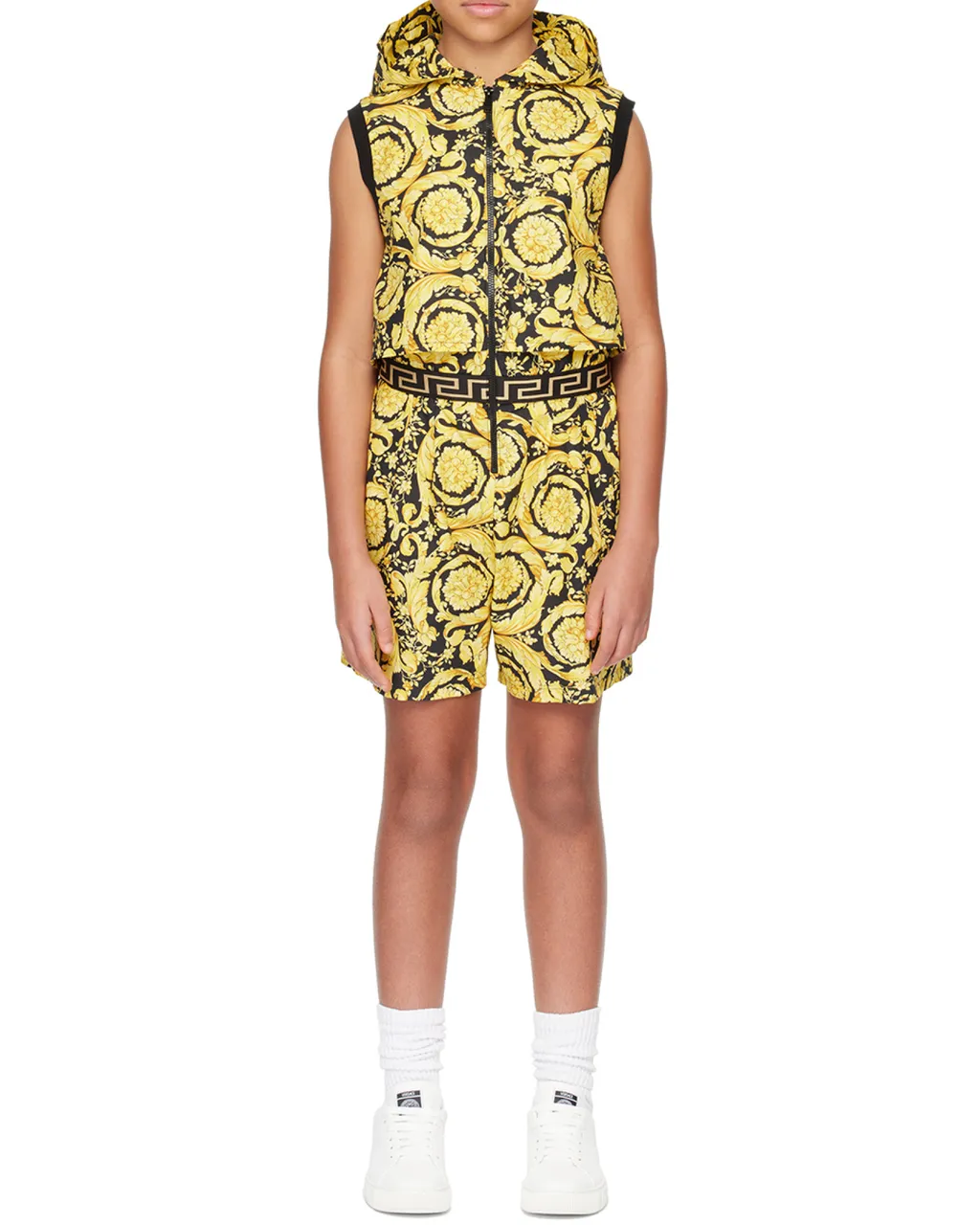 Sleeveless Hooded Jumpsuit