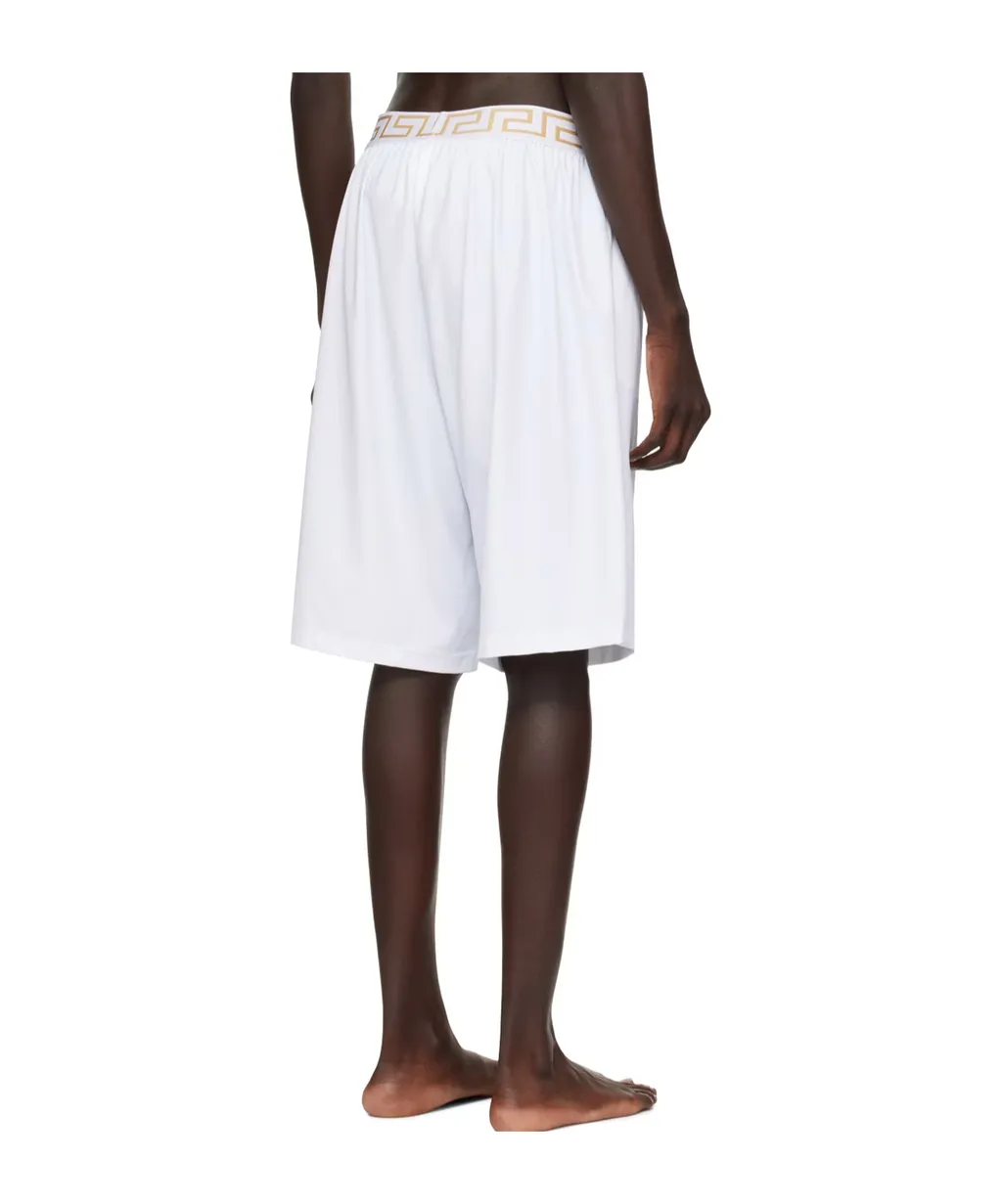 Pattern Elastic Waist Swimming Trunks