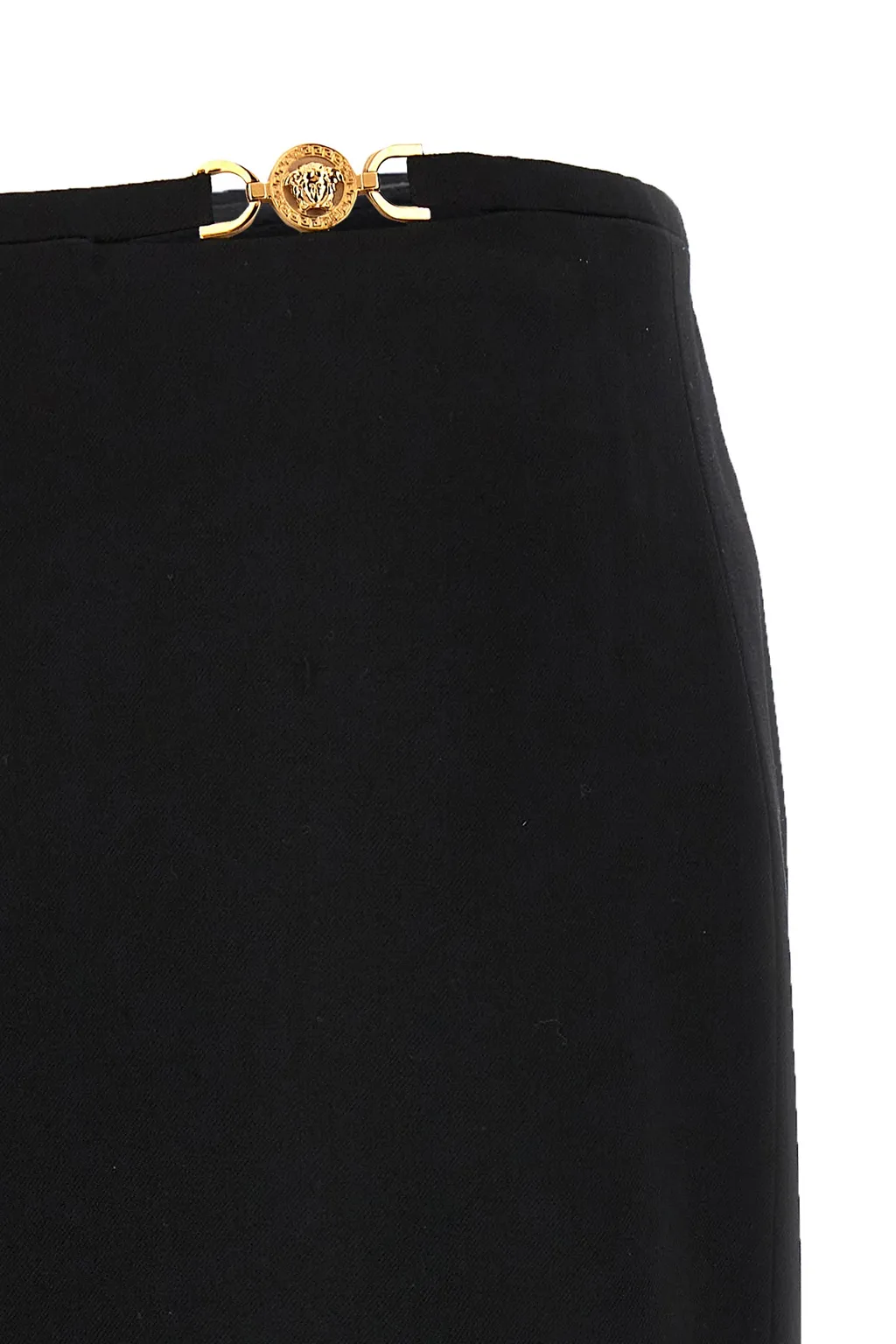 Medusa Straight Hem Midi Skirt
