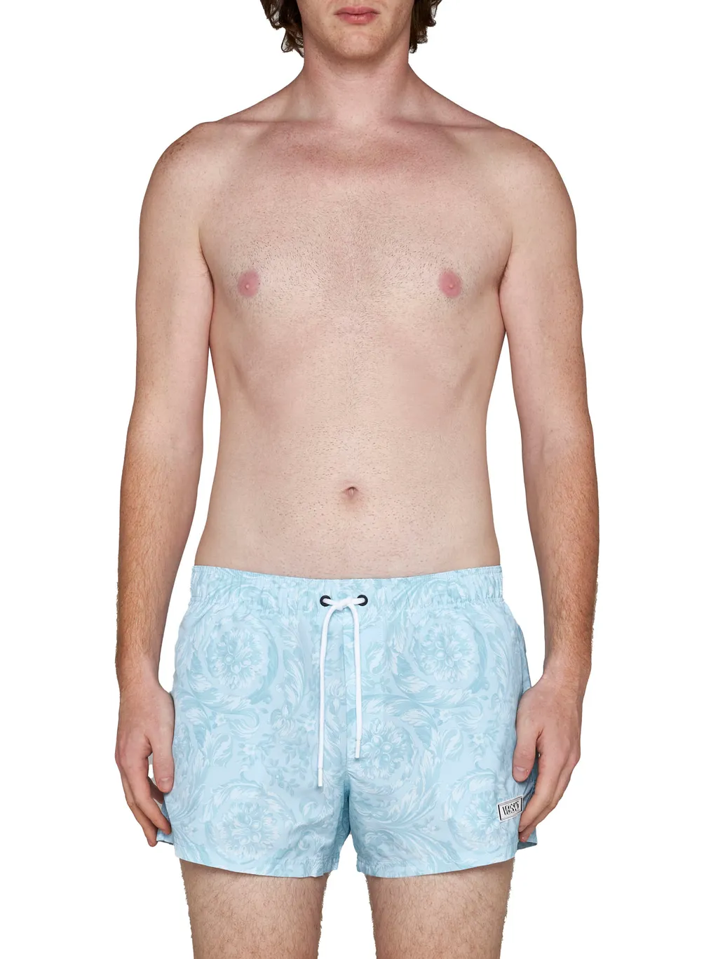 Barocco-Printed Drawstring Swim Shorts