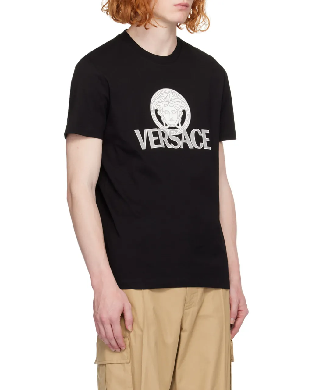 Medusa Head-Printed Crewneck T-Shirt